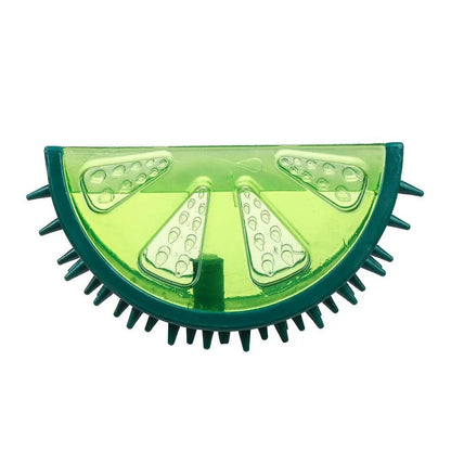 ThePetzStore™ Cooling Freezeable Fruit Dog Chew Toy
