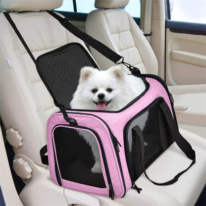 Expandable Breathable Pet Travel Backpack