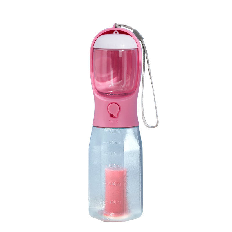 3-in-1 Portable Dog Water Bottle & Travel Dispenser