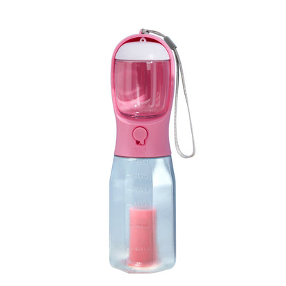 3-in-1 Portable Dog Water Bottle & Travel Dispenser