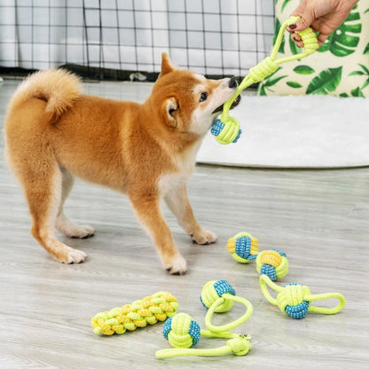 ThePetzStore™ Interactive Cotton Rope Chew Toy Collection