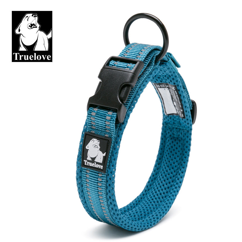 Truelove Soft Mesh Reflective Dog Collar – Breathable & Padded