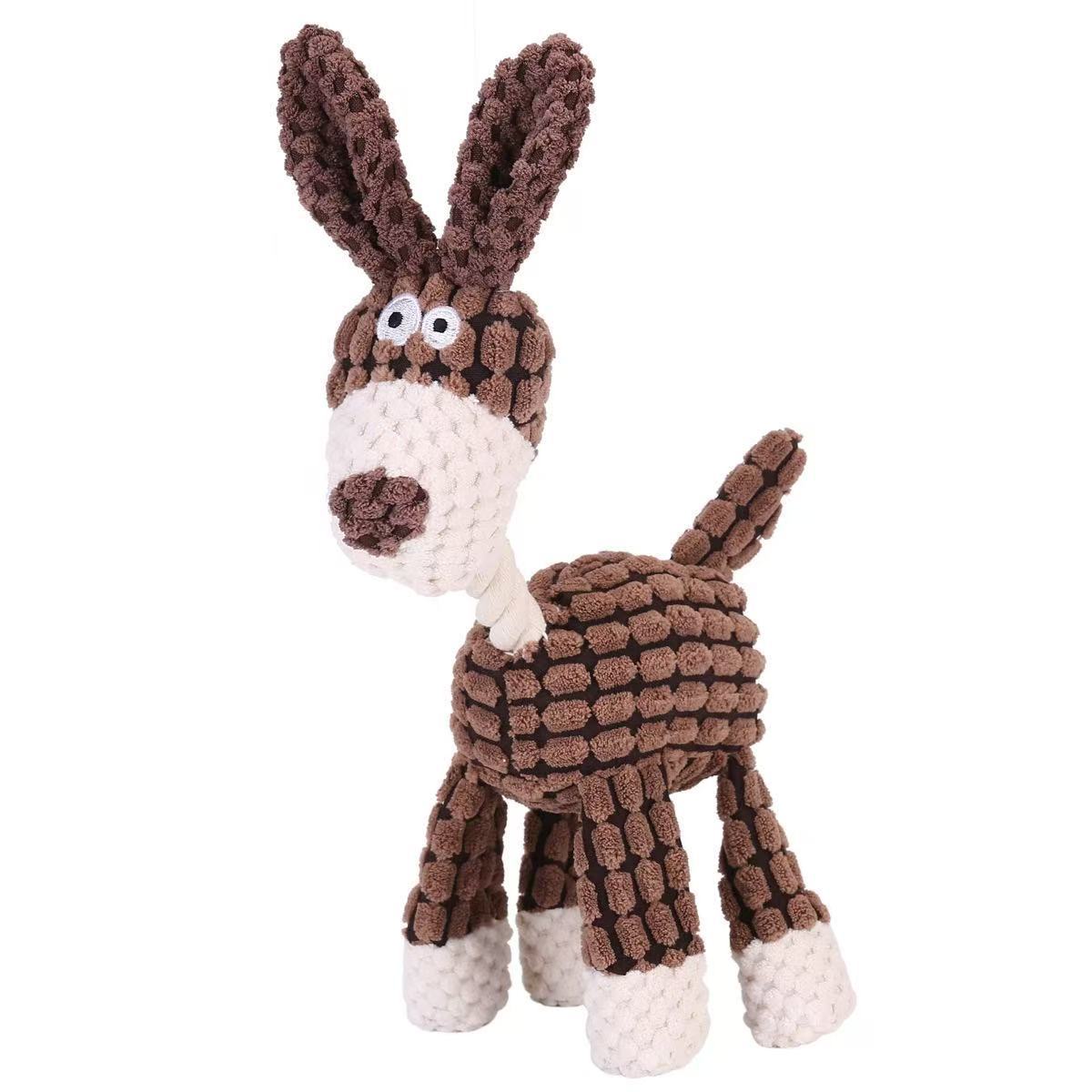 Interactive Cotton Rope Donkey Dog Toy