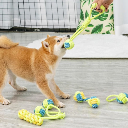 Interactive Cotton Rope Chew Toy Collection