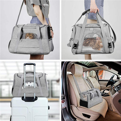 Expandable Breathable Pet Travel Backpack