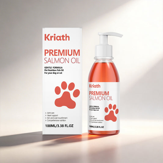 100% Pure Norwegian Salmon Oil for Dogs & Cats – Skin & Coat Supplement