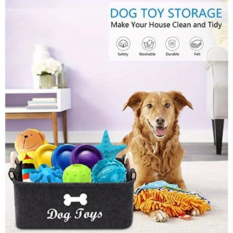 CloudNine™ Large Capacity Pet Toy Storage Basket