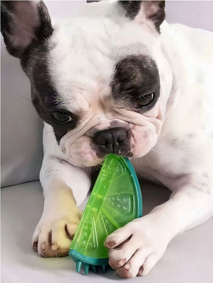 ThePetzStore™ Cooling Freezeable Fruit Dog Chew Toy