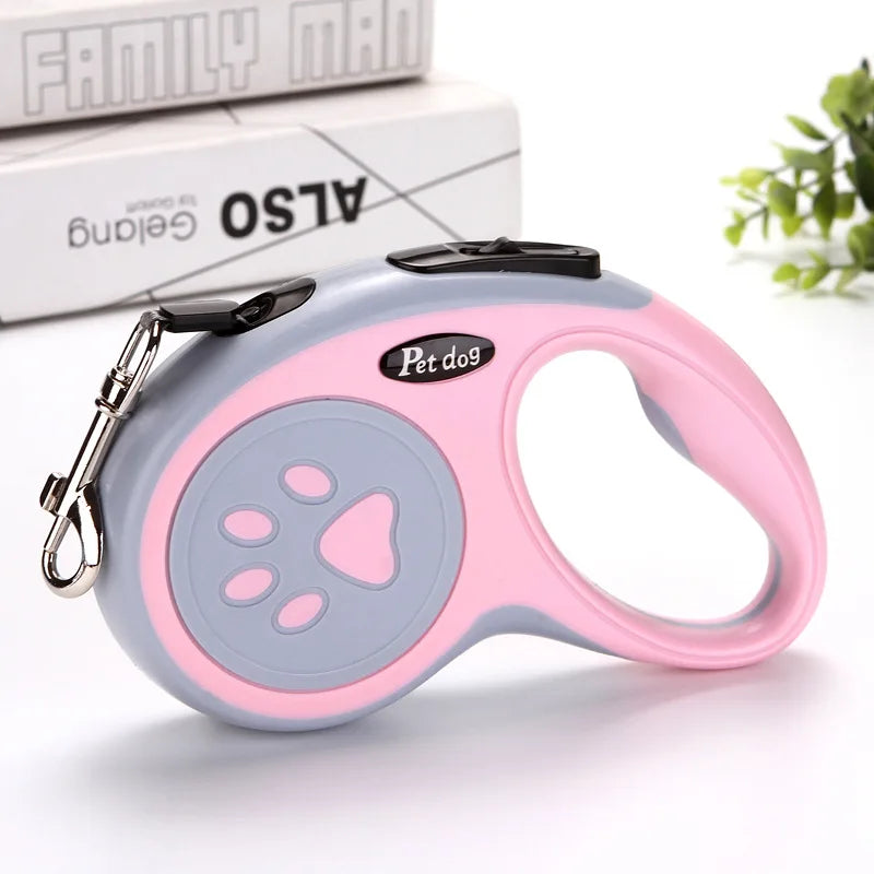 ThePetzStore™ Retractable Safety Leash – One-Click Lock
