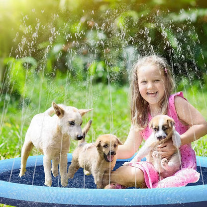 ThePetzStore™ Non-Slip Dog Splash Pad & Outdoor Sprinkler Mat
