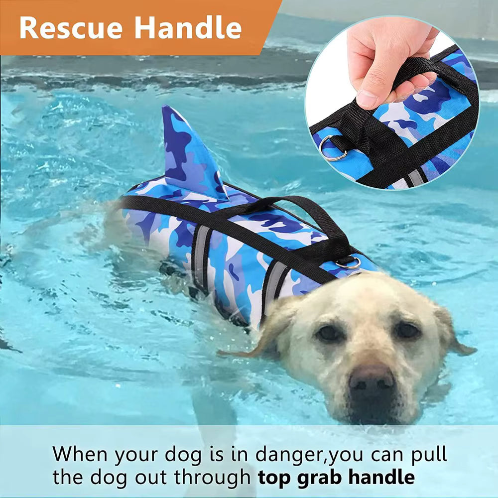 ThePetzStore™ Safety Shark Fin Dog Life Jacket