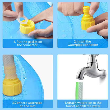 ThePetzStore™ Non-Slip Dog Splash Pad & Outdoor Sprinkler Mat