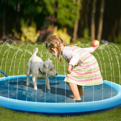 ThePetzStore™ Non-Slip Dog Splash Pad & Outdoor Sprinkler Mat