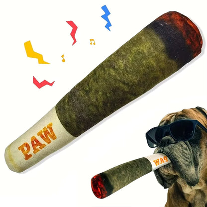 ThePetzStore™ Funny "Pup-Cigar" Squeaky Toy 🐾