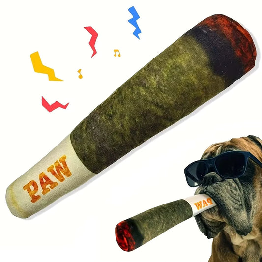 ThePetzStore™ Funny "Pup-Cigar" Squeaky Toy 🐾