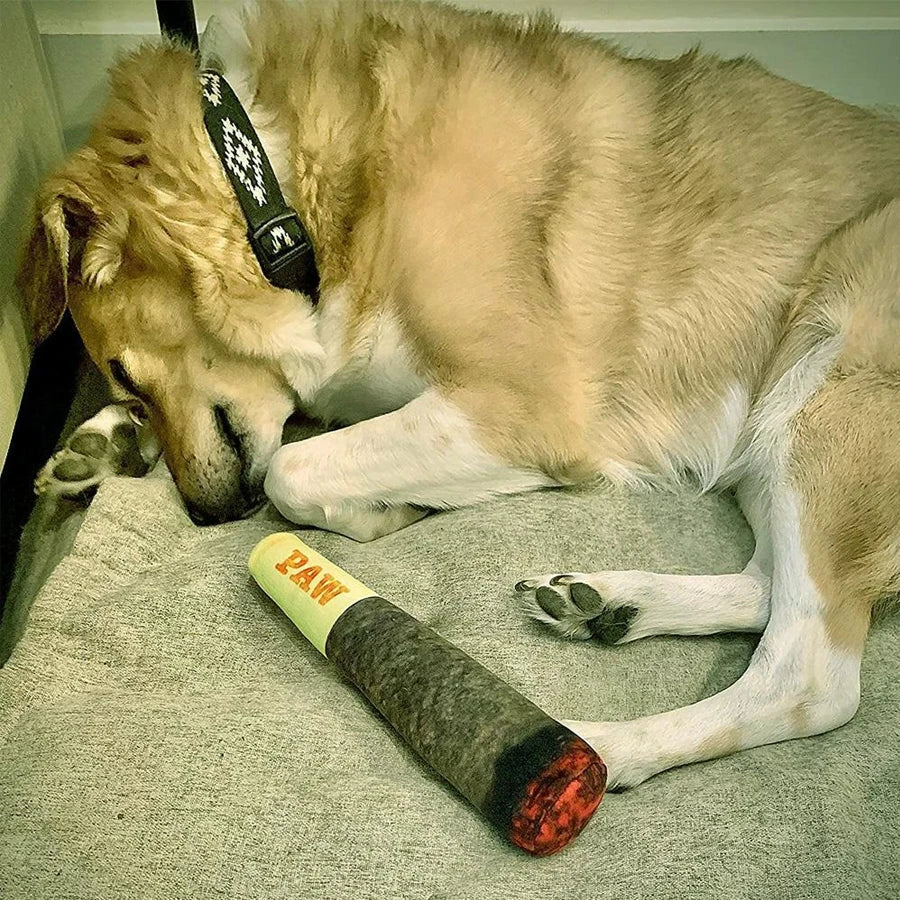 ThePetzStore™ Funny "Pup-Cigar" Squeaky Toy 🐾