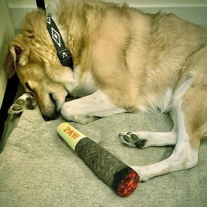 ThePetzStore™ Funny "Pup-Cigar" Squeaky Toy 🐾