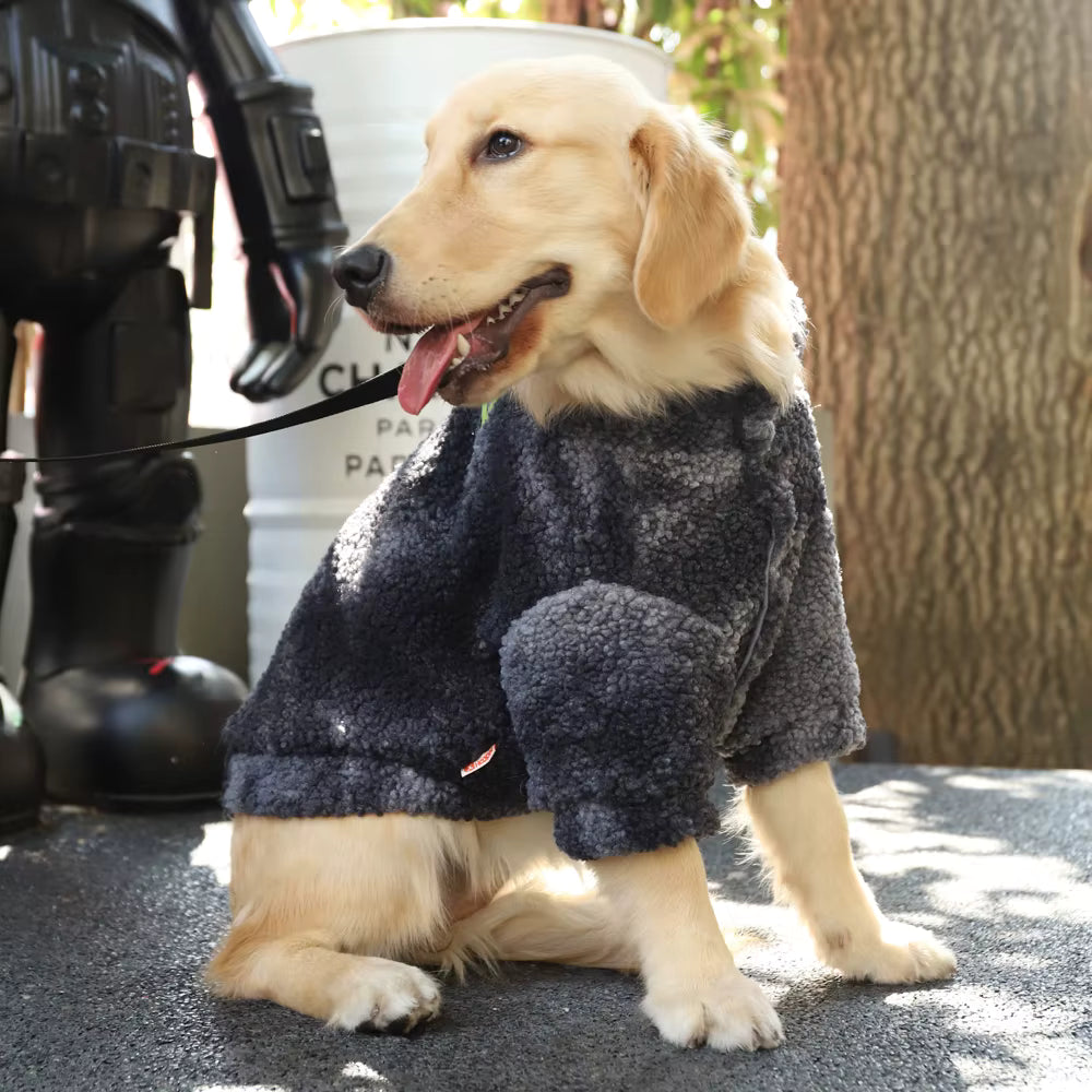 CozyCloud Ultra-Soft Sherpa Fleece Dog Sweater | Warm Winter Pullover