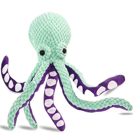ThePetzStore™ Textured Squeaky Octopus