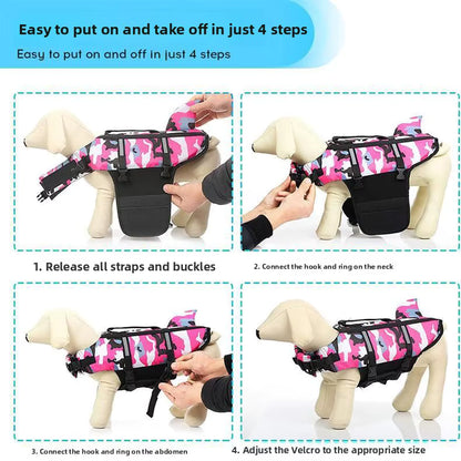 ThePetzStore™ Safety Shark Fin Dog Life Jacket