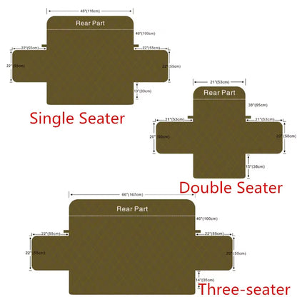 ThePetzStore™ Reversible Pet Sofa Cover & Furniture Protector
