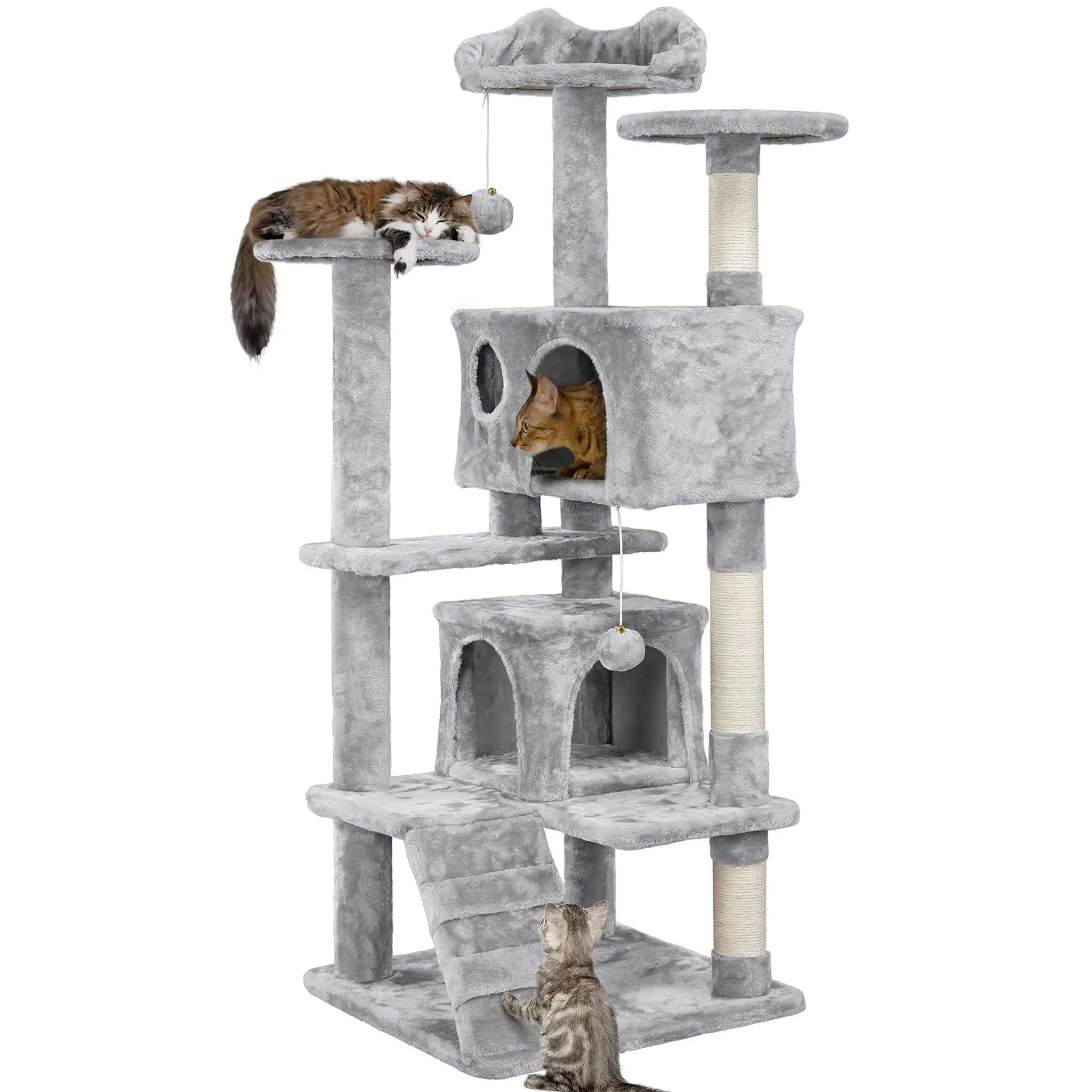 CloudNine™ Luxury Multi-Level Cat Tower Castle (136cm)