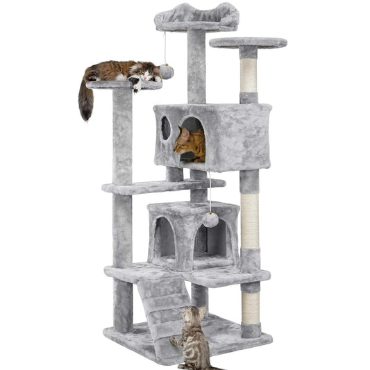 CloudNine™ Luxury Multi-Level Cat Tower Castle (136cm)
