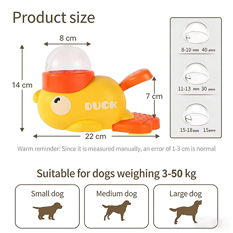 Interactive Duck Treat Puzzle Feeder
