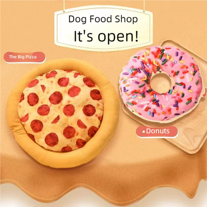 Fun Food & Drink Squeaky Plush Dog Toy