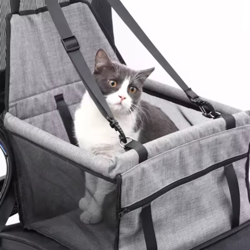 ThePetzStore™ Waterproof Dog Car Travel Seat & Protection Basket