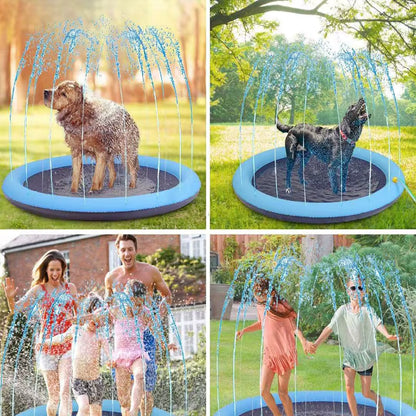 ThePetzStore™ Non-Slip Dog Splash Pad & Outdoor Sprinkler Mat