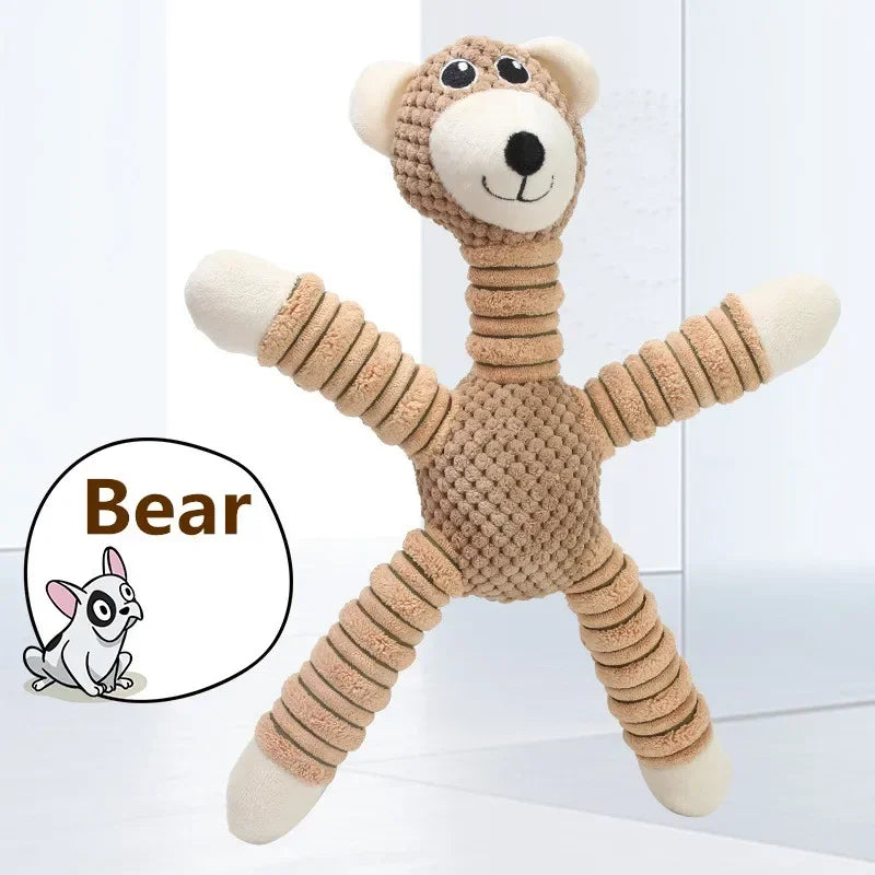 CloudNine™ Long-Legged Squeaky Buddy – Interactive Plush Toy