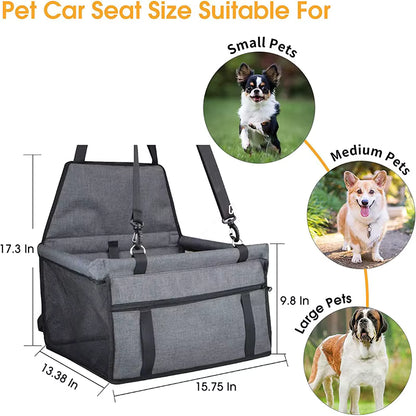ThePetzStore™ Waterproof Dog Car Travel Seat & Protection Basket