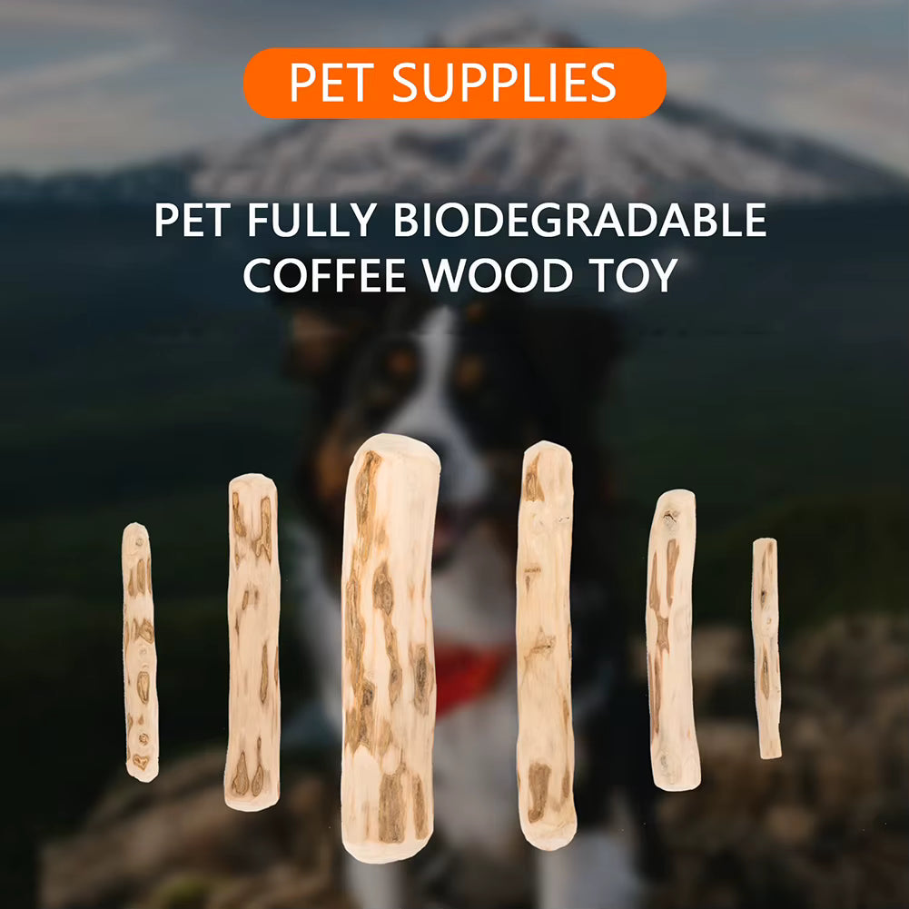 Natural Coffee Wood Chew Stick for Dogs