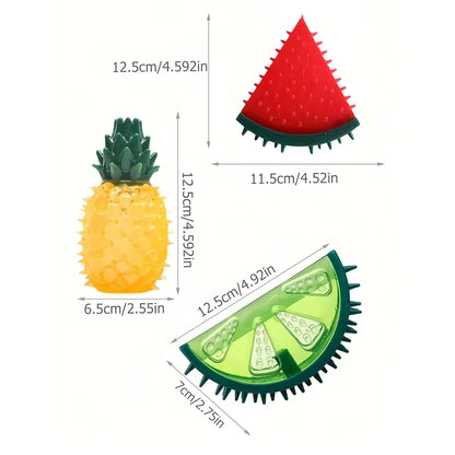 ThePetzStore™ Cooling Freezeable Fruit Dog Chew Toy