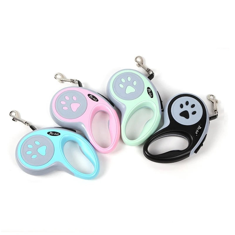 ThePetzStore™ Retractable Safety Leash – One-Click Lock