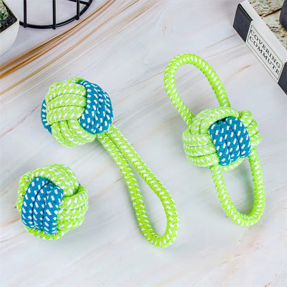 ThePetzStore™ Interactive Cotton Rope Chew Toy Collection