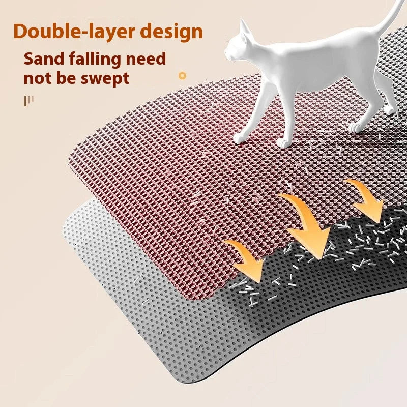 Clean-Step Double-Layer Litter Mat