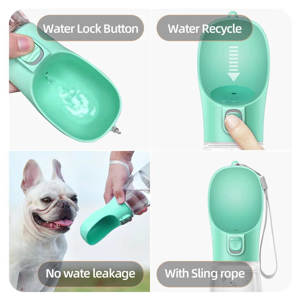 CloudFlow™ Portable Leak-Proof Dog Water Bottle