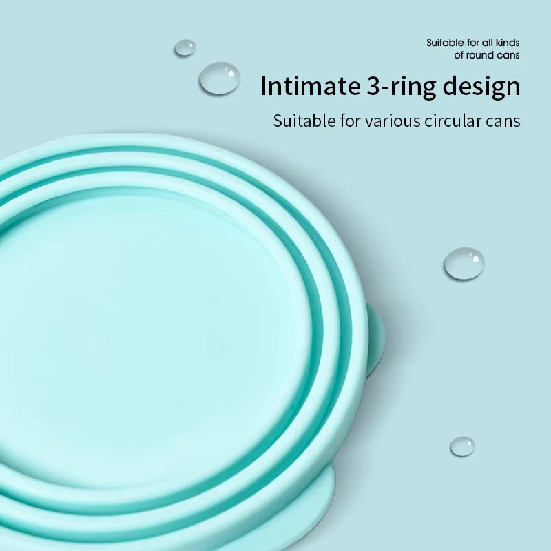 PawPrint Silicone Pet Can Cover & Spoon Set