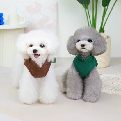 Warm Fleece Dog Vest with Leash Ring