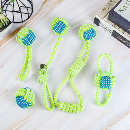ThePetzStore™ Interactive Cotton Rope Chew Toy Collection
