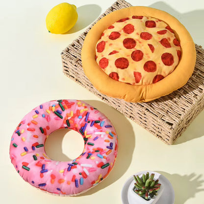 Fun Food & Drink Squeaky Plush Dog Toy