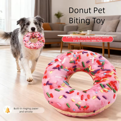 Fun Food & Drink Squeaky Plush Dog Toy