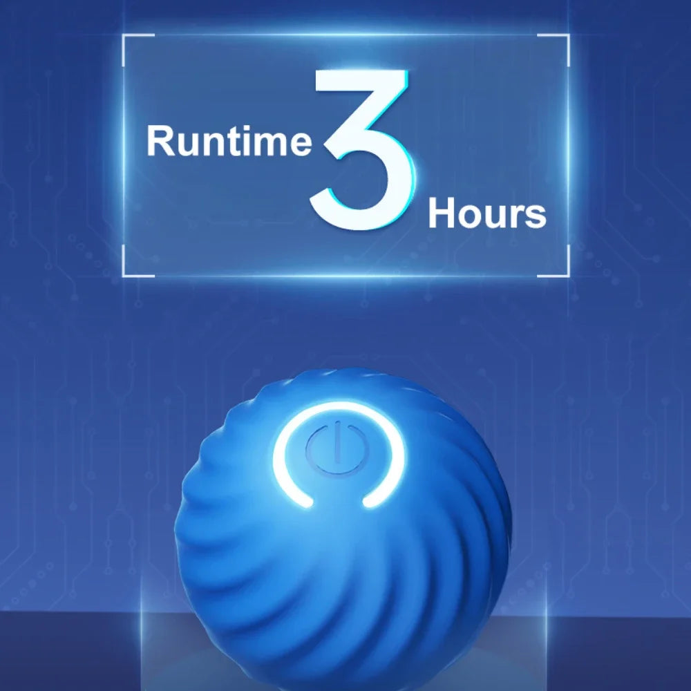 Smart Dog Toys Intelligent Gravity Jump Ball Rechargeable Bite-Resistant Rolling Ball Cat and Dog Chase Interactive Pet Toys