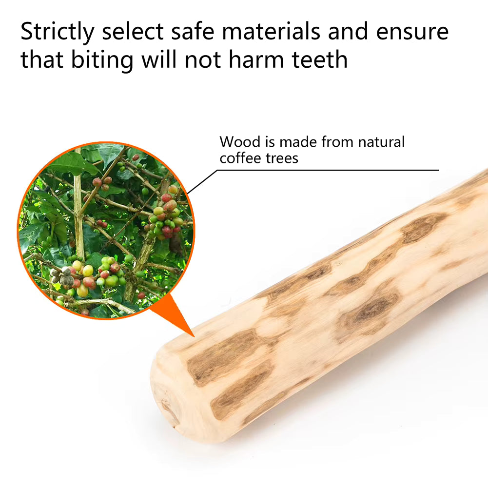 Natural Coffee Wood Chew Stick for Dogs