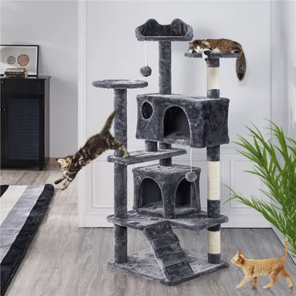 CloudNine™ Luxury Multi-Level Cat Tower Castle (136cm)