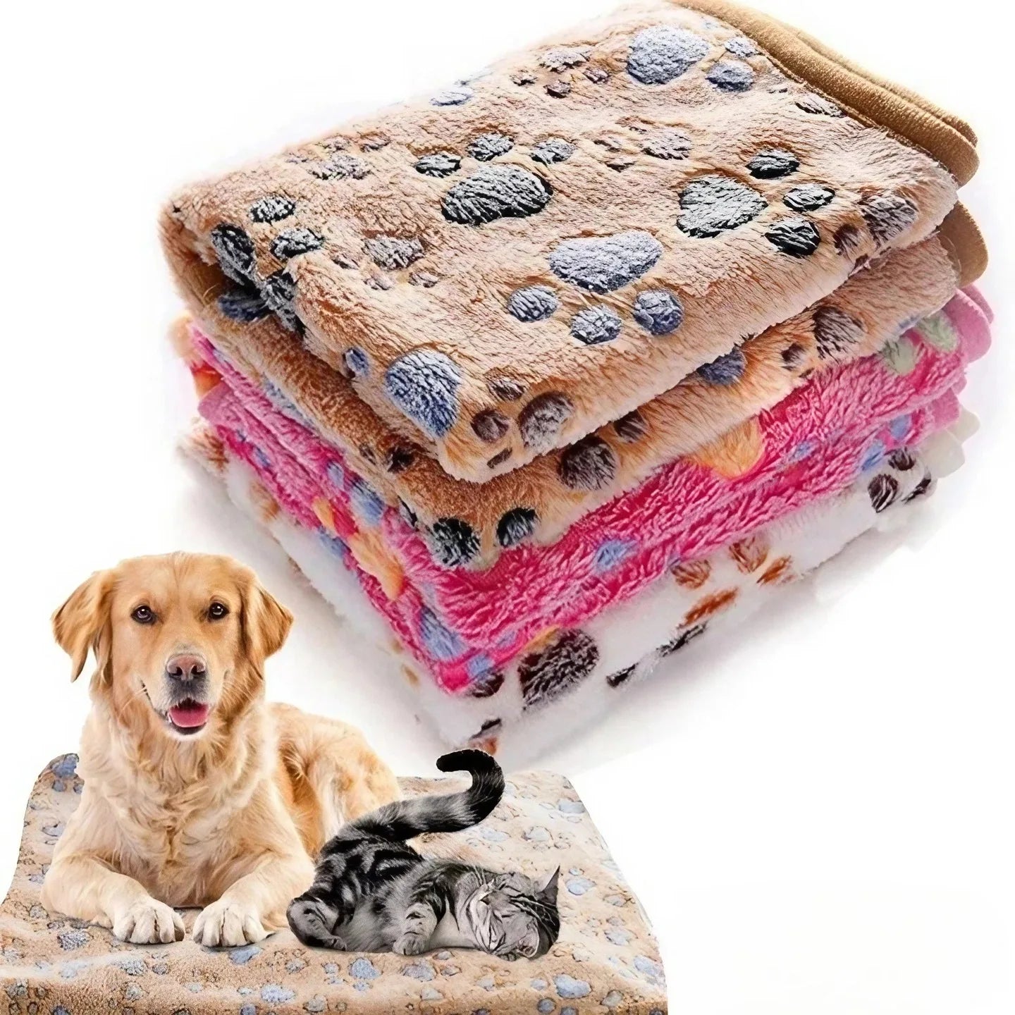 CloudSoft™ Velvet Paw Blanket – Ultra-Soft & Cozy