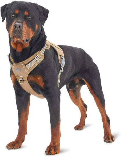 Heavy-Duty Tactical No-Pull Dog Harness with Control Handle