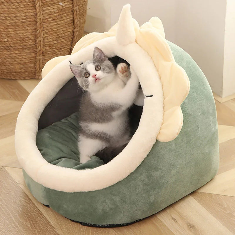 CloudSoft™ Shell Comfort Bed – Ultra-Plush Calming Pet Nest